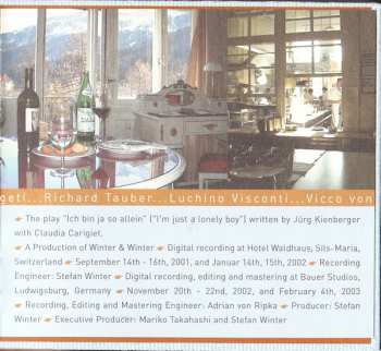 CD Jürg Kienberger: Das Waldhaus In Sils-Maria