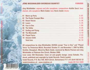 CD Jürg Wickihalder Overseas Quartet: Furioso