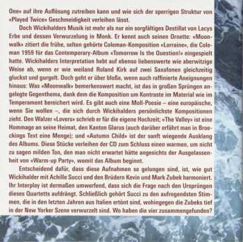 CD Jürg Wickihalder Overseas Quartet: Furioso