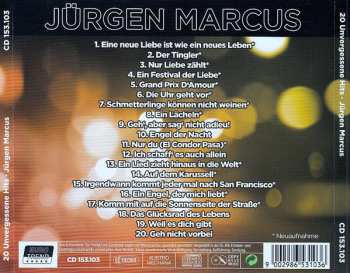 CD Jürgen Marcus: 20 Unvergessene Hits