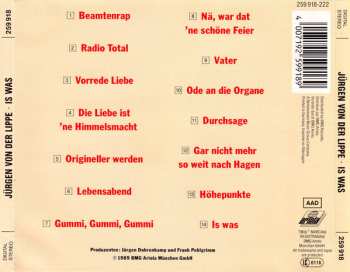 CD Jürgen Von Der Lippe: Is Was