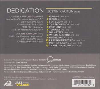 CD Justin Kauflin: Dedication