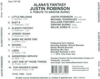 CD Justin Robinson: Alana's Fantasy