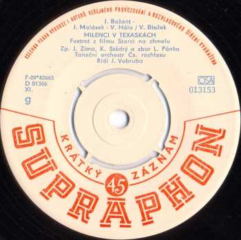 SP Karel Gott: Kdyby Sis Oči Vyplakala / Milenci V Texaskách