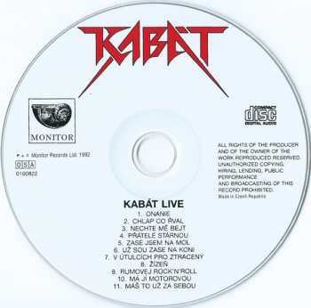 CD Kabát: Živě!