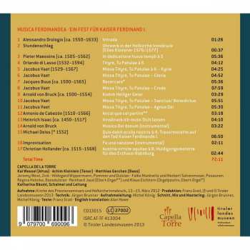CD Capella De La Torre: Music Ferndinandea • Ein Fest Für Kaiser Ferdinand I
