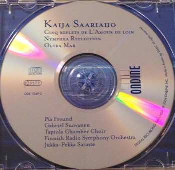 CD Kaija Saariaho: Cinq Reflets / Nymphea Reflection / Oltra Mar