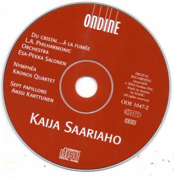 CD Kronos Quartet: Du Cristal …À La Fumée / Sept Papillons / Nymphéa