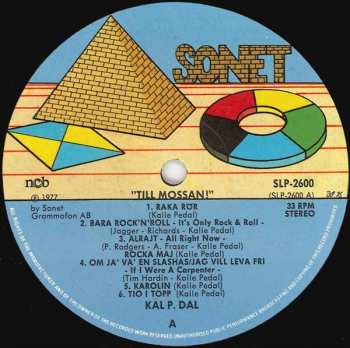 LP Kal P. Dal: Till Mossan!