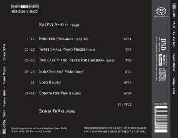 SACD Kalevi Aho: Works For Solo Piano