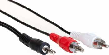 Audiotechnika KAM - stereo audio csatlakozókkal rendelkező kábelhez 3,5 mm Jack - 2x RCA