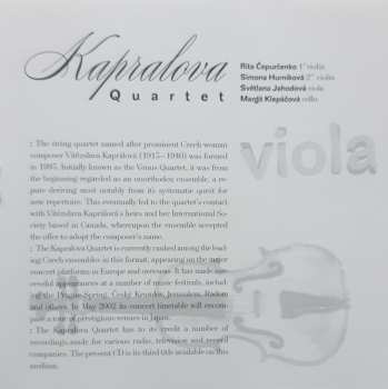 CD Antonín Dvořák: String Quartet In E Flat Major, Op. 51 "Slavonic" / String Quartet No. 1 "From My Life"