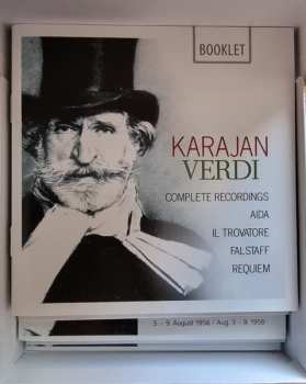 8CD/Dobozkészlet Herbert von Karajan: Aida, Il Trovatore, Falstaff, Requiem