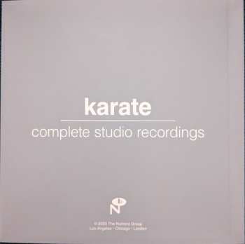 8CD/Dobozkészlet Karate: Complete Studio Recordings