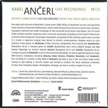15CD The Czech Philharmonic Orchestra: Karel Ančerl Live Recordings