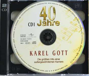 2CD Karel Gott: 40 Jahre Karel Gott - Die Größten Hits Einer Außergewöhnlichen Karriere