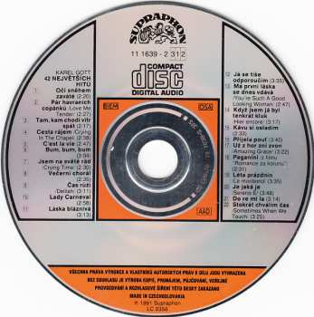 2CD Karel Gott: 42 Největších Hitů