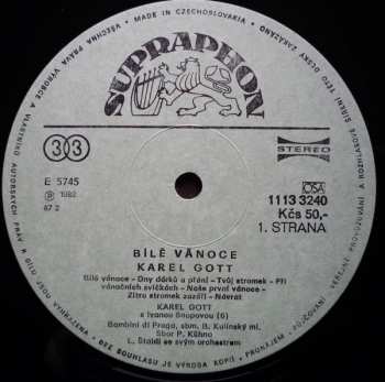 LP Karel Gott: Bílé Vánoce