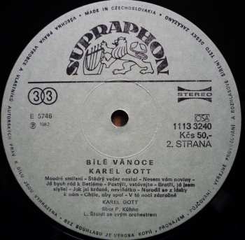LP Karel Gott: Bílé Vánoce