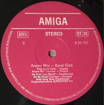 LP Karel Gott: Amore Mio