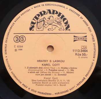 LP Karel Gott: Hrátky S Láskou