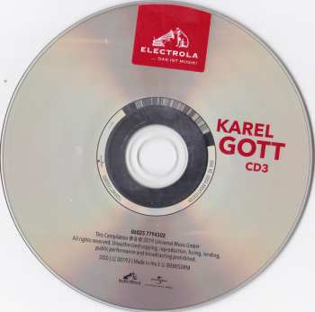 3CD/Dobozkészlet Karel Gott: Karel Gott