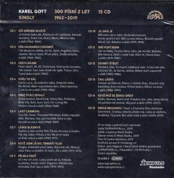 15CD/Dobozkészlet Karel Gott: Singly (300 Písní Z Let 1962-2019)