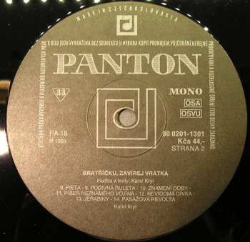 LP Karel Kryl: Bratříčku, Zavírej Vrátka