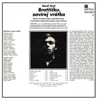 LP Karel Kryl: Bratříčku, Zavírej Vrátka
