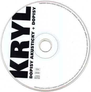 CD Karel Kryl: Dopisy Akusticky + Dopisy
