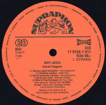 LP Karel Vágner: Dny Jdou
