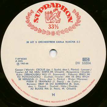 LP Karel Vlach: 20 Let S Orchestrem Karla Vlacha
