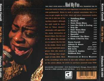 CD Karen Carroll: Had My Fun