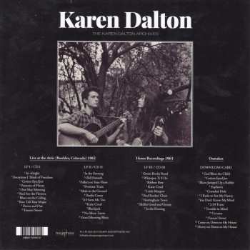 4LP/3CD/Dobozkészlet Karen Dalton: Recording is the Trip – The Karen Dalton Archives CLR