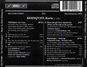 CD Karin Rehnqvist: Sun Song - Solsången