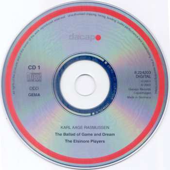 2CD Karl Aage Rasmussen: The Ballad Of Game And Dream
