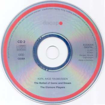 2CD Karl Aage Rasmussen: The Ballad Of Game And Dream