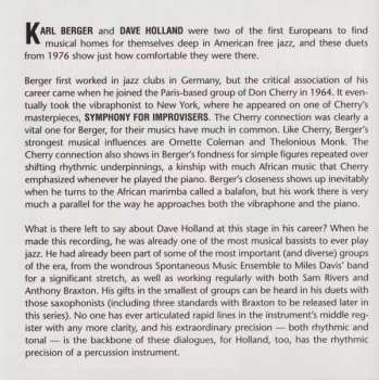 CD Dave Holland: All Kinds Of Time LTD