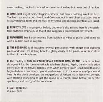 CD Dave Holland: All Kinds Of Time LTD