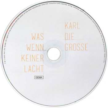 CD Karl Die Große: Was Wenn Keiner Lacht