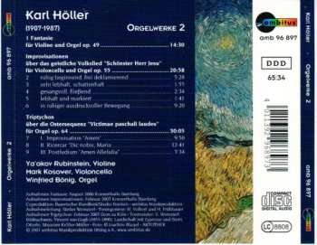 CD Mark Kosower: Orgelwerke 2