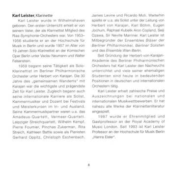 CD Karl Leister: Romantic Clarinet