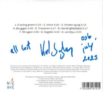 CD Karl Seglem: Ei Aning Grønt = A Sense Of Green