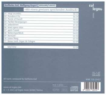 CD Karlheinz Essl: Organo/Logics
