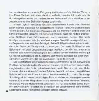 CD Karlheinz Stockhausen: Zyklus Für Einen Schlagzeuger In Zwei Fassungen / Klavierstück X