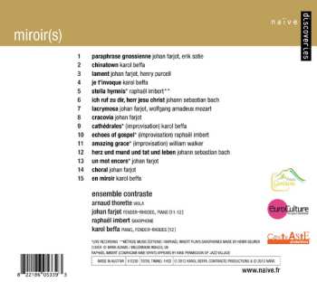 CD Raphaël Imbert: Miroir(s)