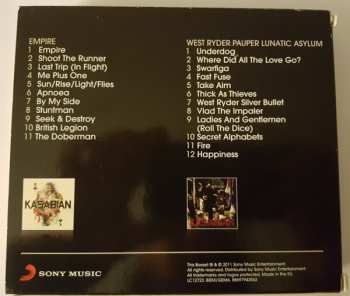 2CD/Dobozkészlet Kasabian: Empire /  West Ryder Pauper Lunatic Asylum