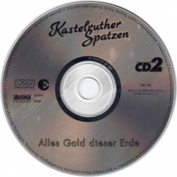 3CD/Dobozkészlet Kastelruther Spatzen: Alles Gold Dieser Erde