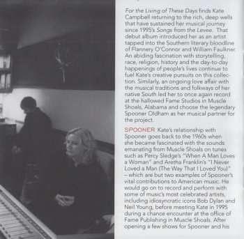 CD Spooner Oldham: For The Living Of These Days