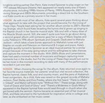 CD Spooner Oldham: For The Living Of These Days